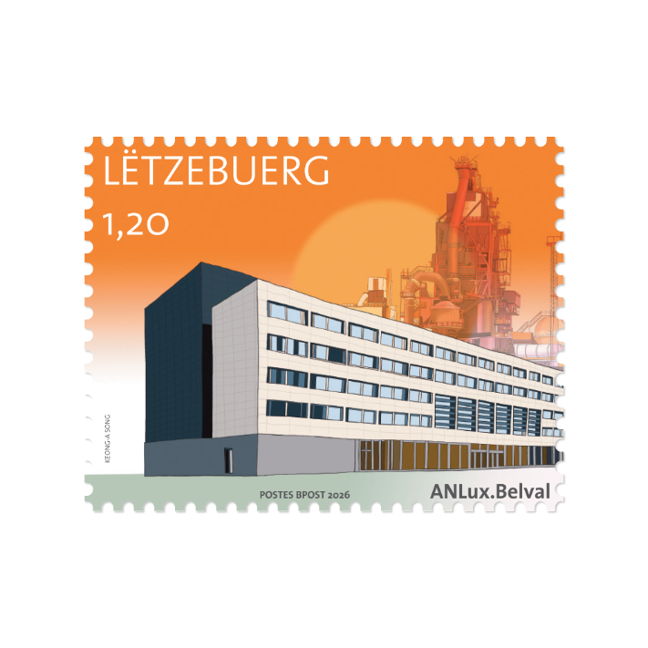 Marke -Gebäude des Nationalarchivs 1,20