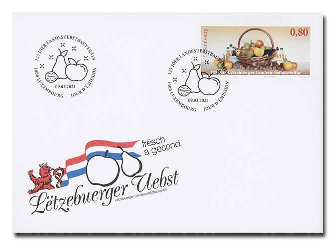 FDC 125 ans Landesuebstbauveräin