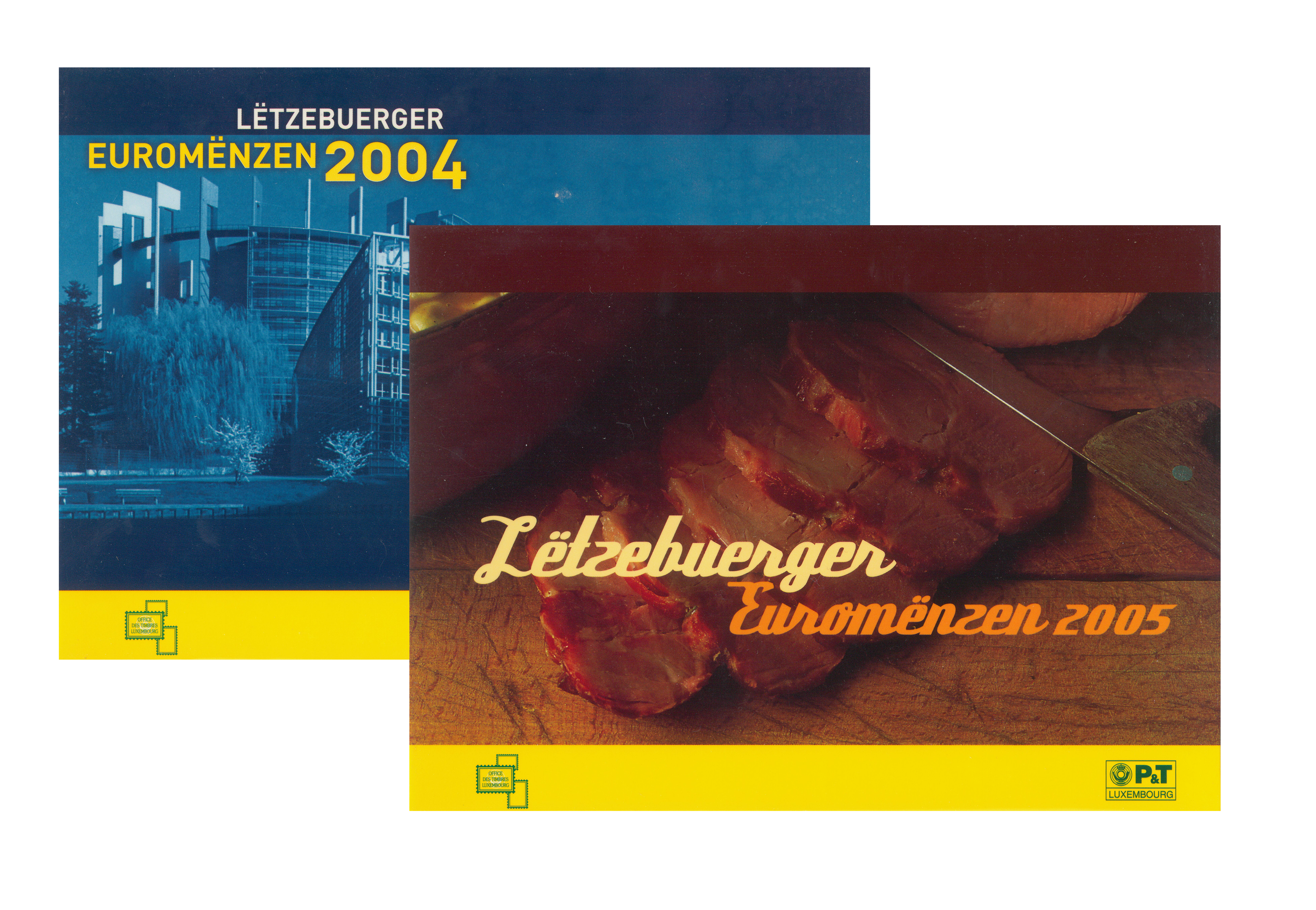 Set Euros Luxembourg 2004 & 2005