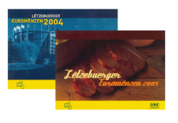 Set Euros Luxembourg 2004 & 2005