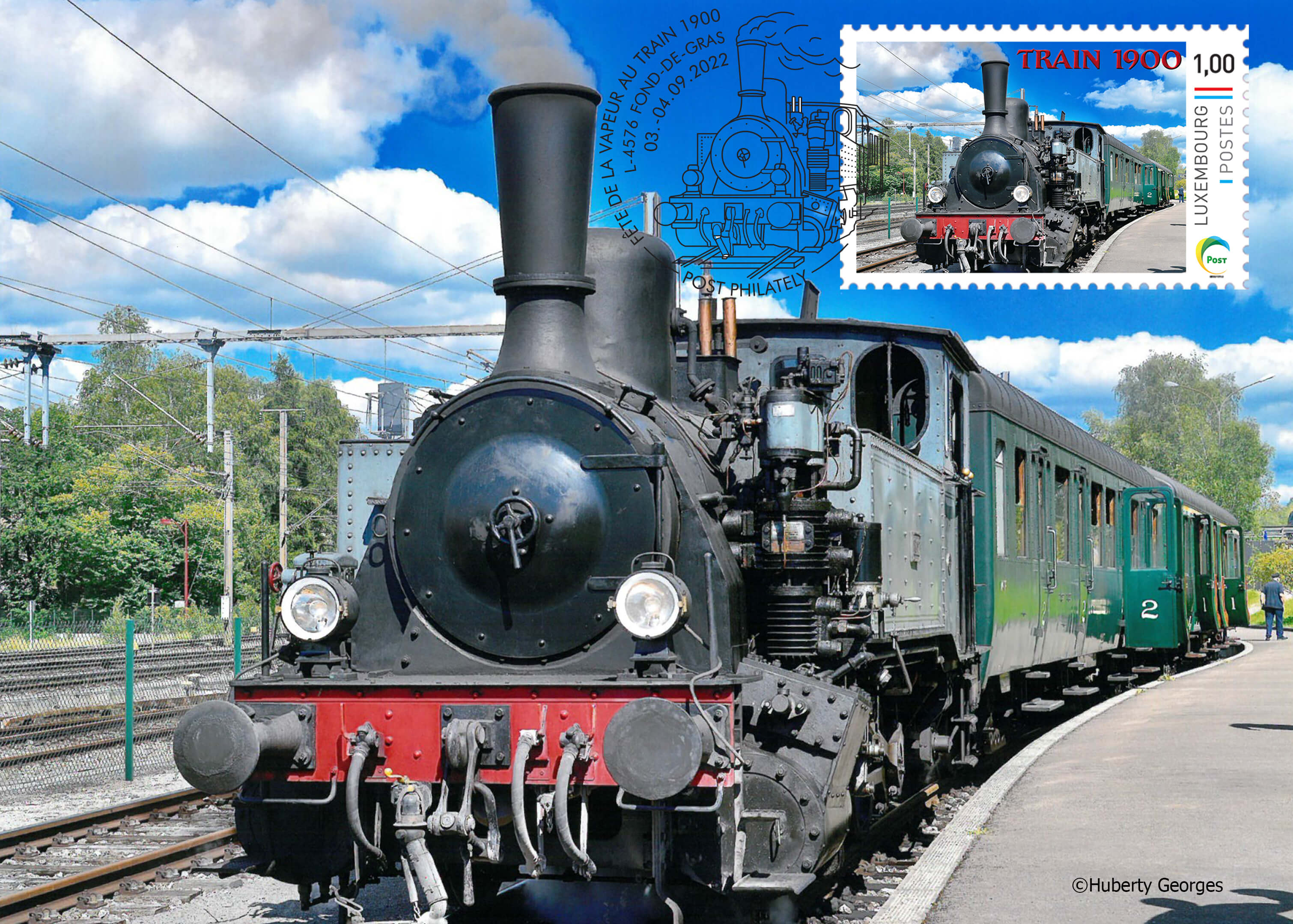 Karte meng.post - Train 1900 - 2022