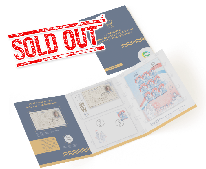 Philatelic set - Accession to the throne