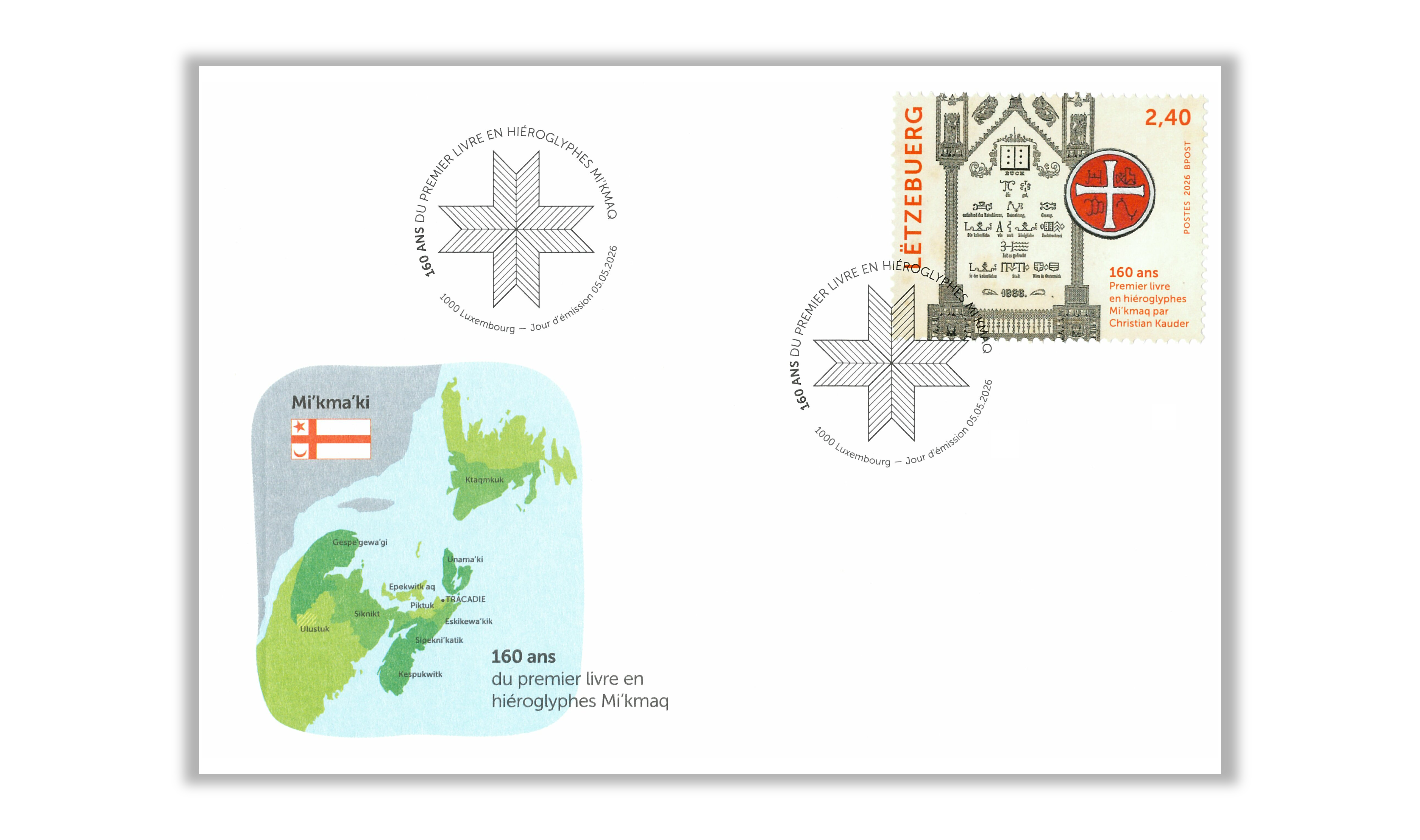 FDC - 160 years of Mi'kmaq