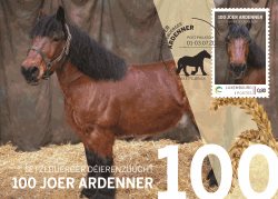 Karte meng.post - 100 Joer Ardenner