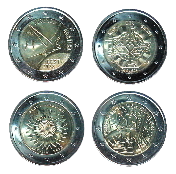 Commemorative coins 2023-2 (DE2-EE-LV-FR2