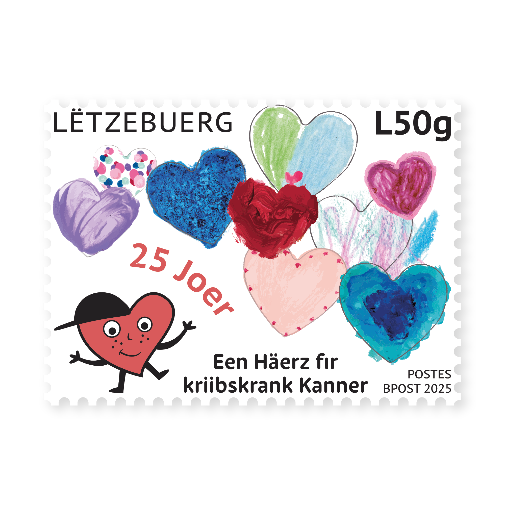 25 ans "Een Haerz fir kriibskrank Kanner" [L50g]