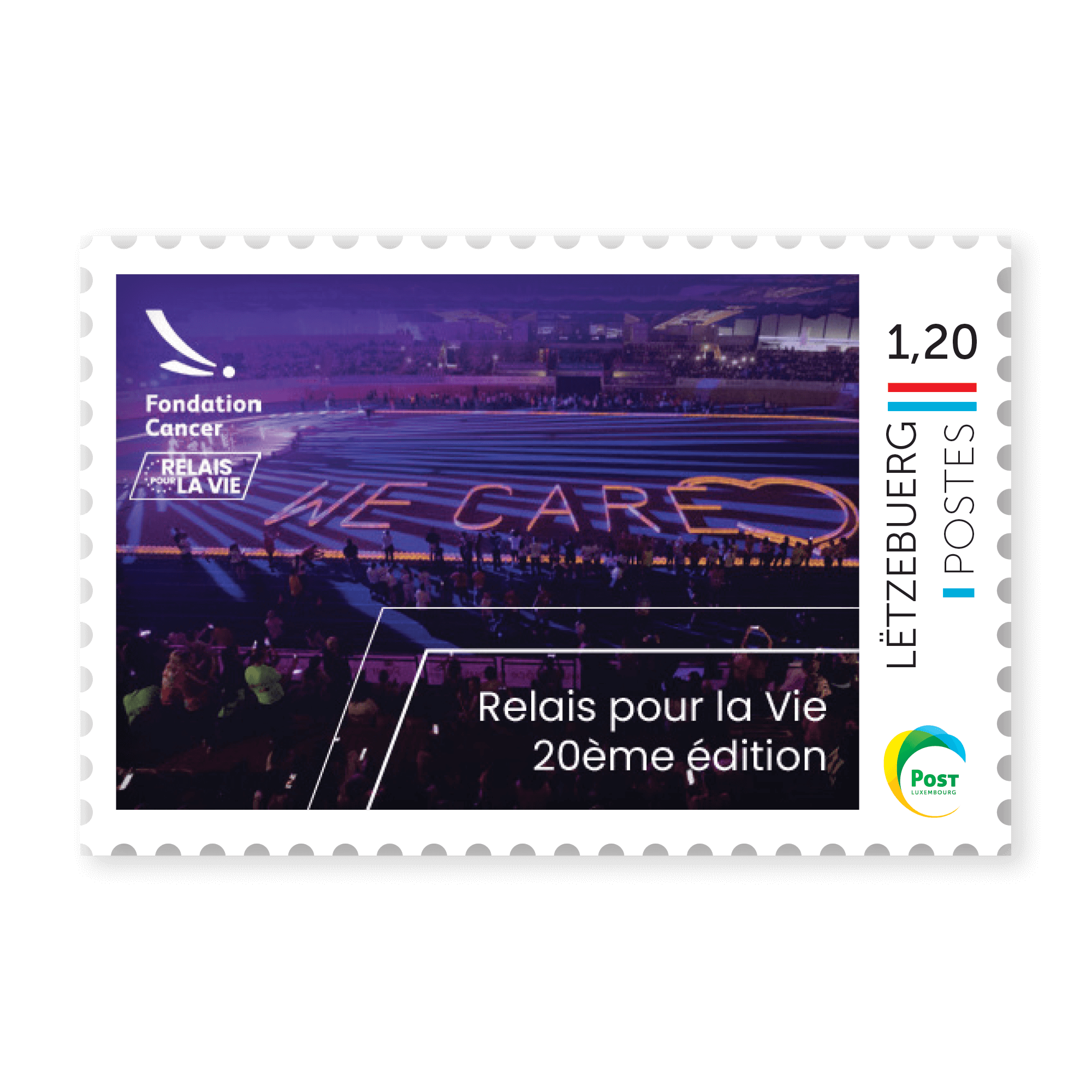 20th Relais pour la vie - Stamp