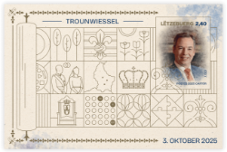 Block - accession to the throne of HRH Grand Duke Guillaume