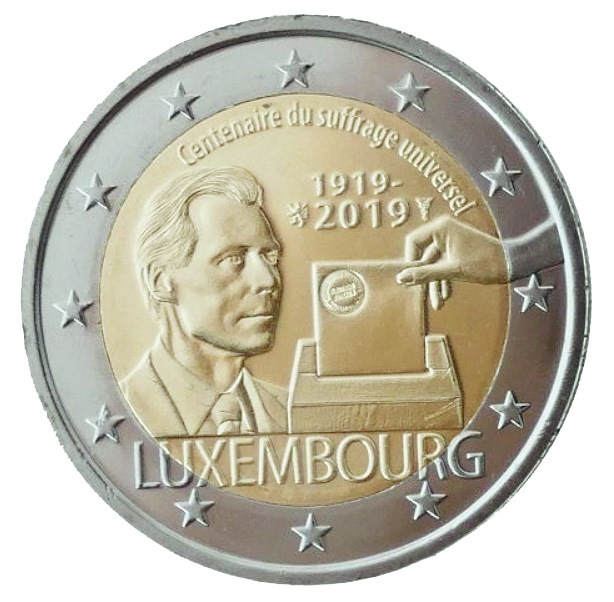 2€ Münze - 2019 - Suffrage universel