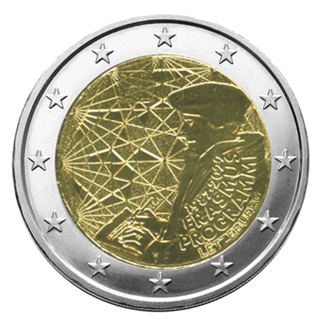 2€ Münze - 2022-3 - 35 Jahre ERASMUS-Programm