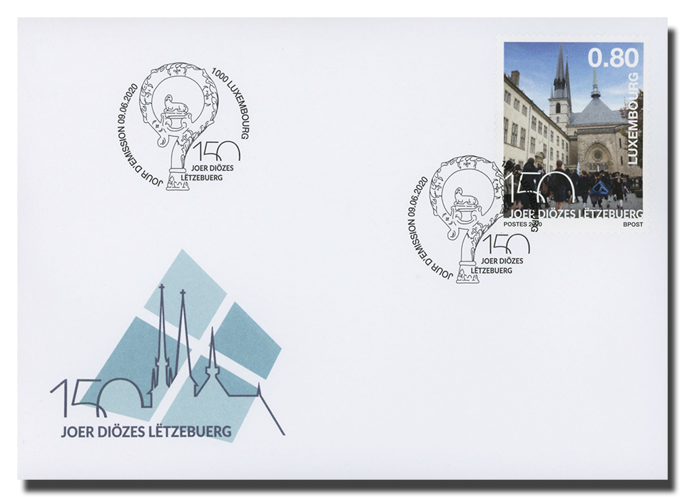 FDC - 150 ans du Diocese de Luxembourg