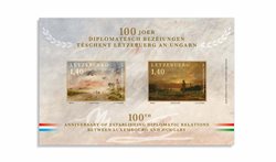 Bloc - 100 ans relations dipl. LU-Hongrie