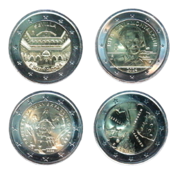Commemorative coins 2024-2 (DE2-ES2-IT2-FI)