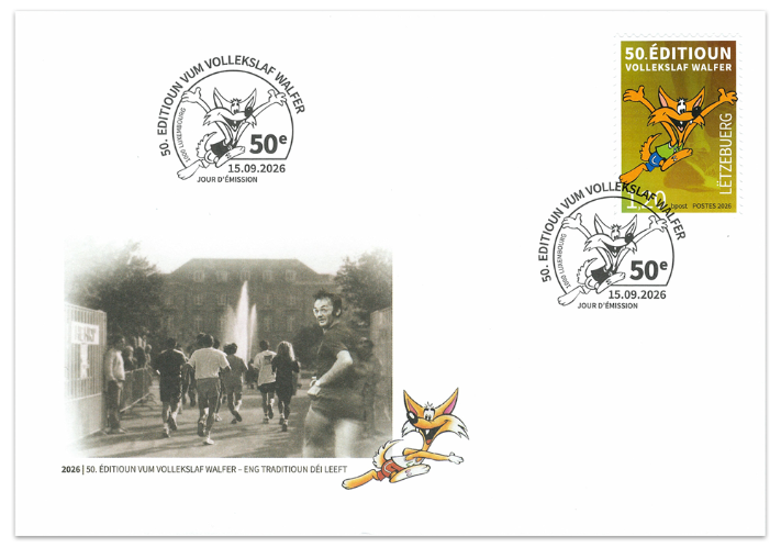 FDC - 50e édition du Vollekslaf Walfer