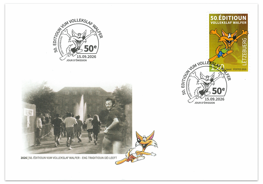 FDC - 50th edition of Vollekslaf Walfer