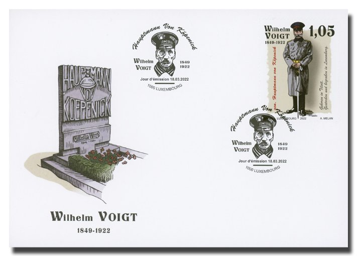 FDC - 100 ans décès Hauptmann v. Köpenick