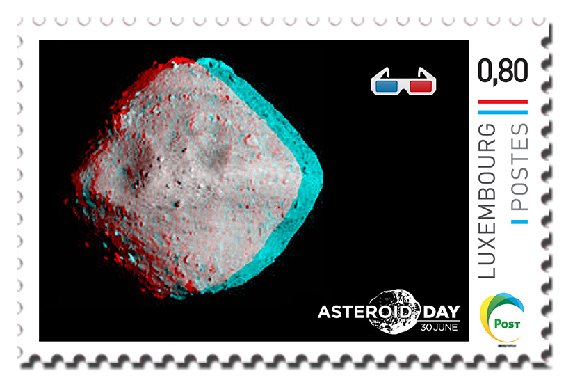 Stamp meng.post - Asteroid Day 2021