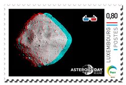 Stamp meng.post - Asteroid Day 2021