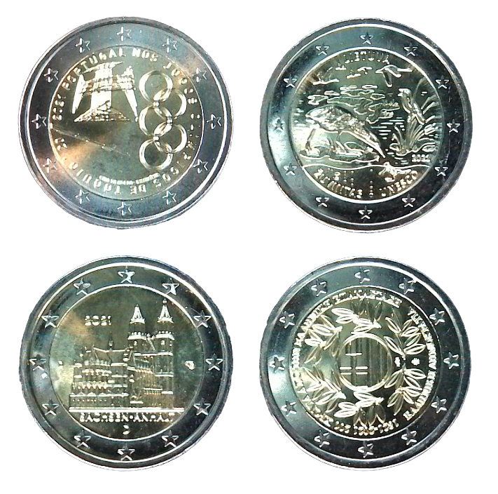 Commemorative coins 2021-2 (PT2-DE-GR-LT)