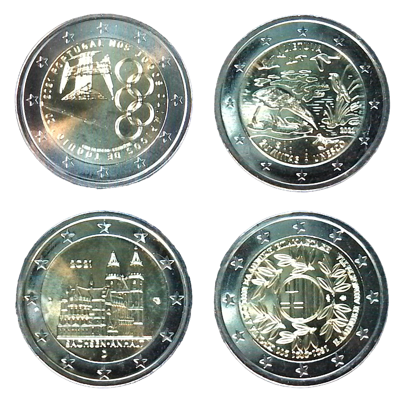 Commemorative coins 2021-2 (PT2-DE-GR-LT)