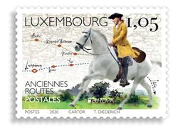 Europa 2020 ancienne route postale (1,05 Eur)