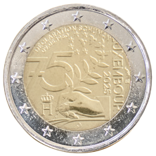 2€ coin - 2025-2 - 75th anniversary of the Schuman declaration