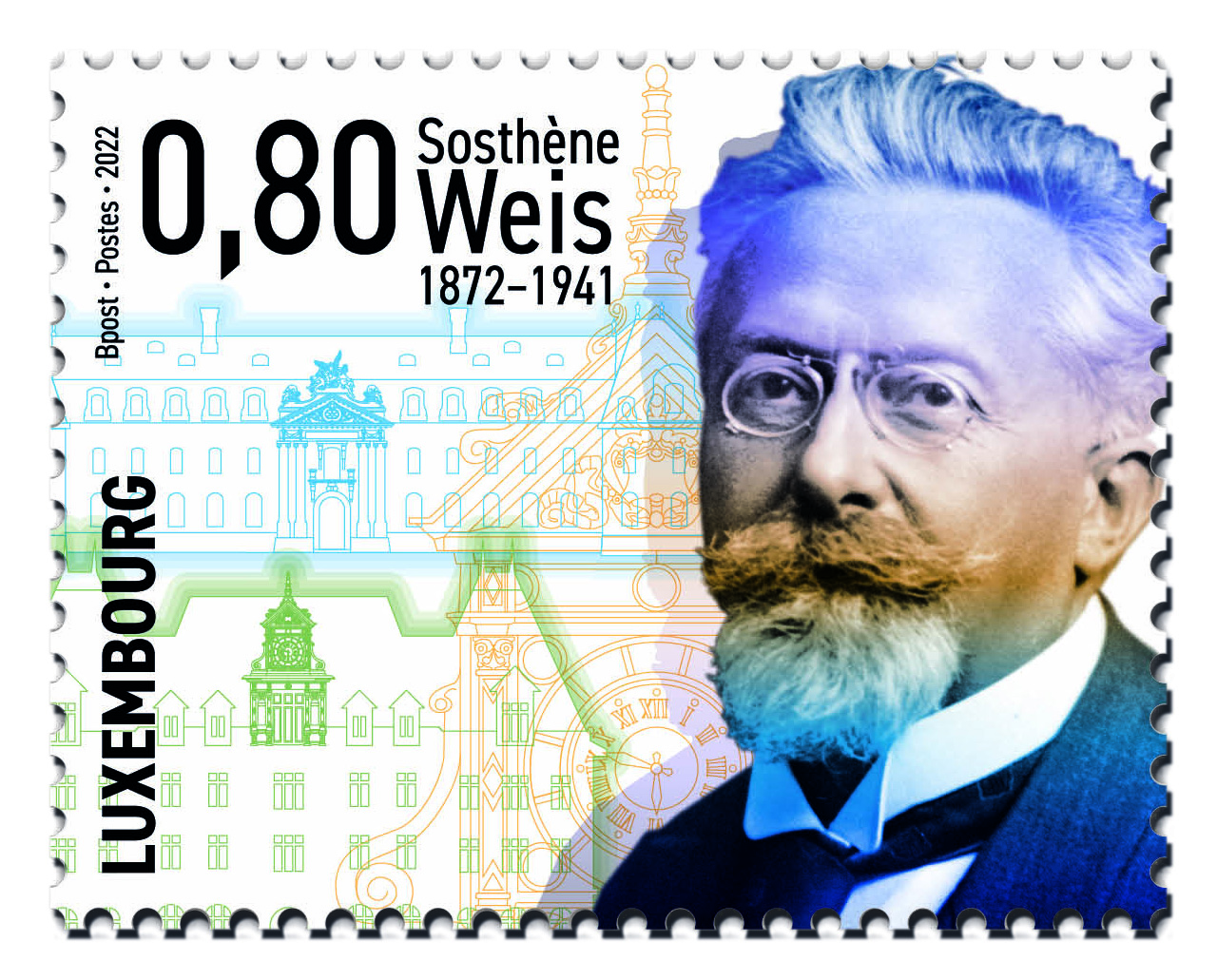 150. Geburtstag von Sosthene Weis