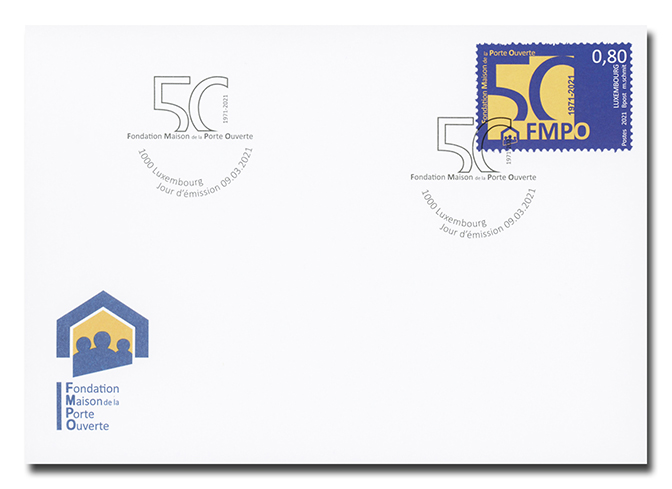 FDC 50 years Maison de la porte ouverte
