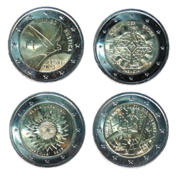 Commemorative coins 2023-3 (ES2-IE-IT-PT)